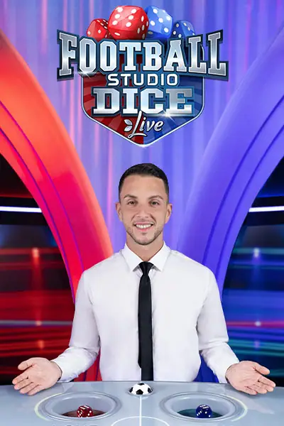 Football Studio Dice — Live game show von Evolution — spielen bei Trixino