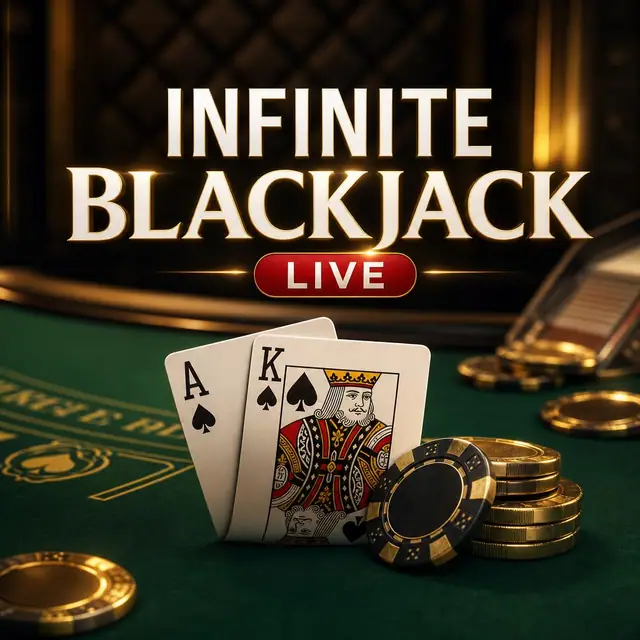 Infinite Blackjack — Live blackjack von Evolution — spielen bei Trixino