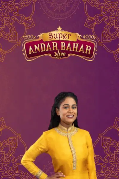 Super Andar Bahar — Live game show von Ezugi — spielen bei Trixino