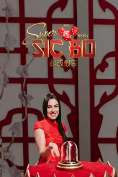 Super Sic Bo — Live game show von Evolution — spielen bei Trixino