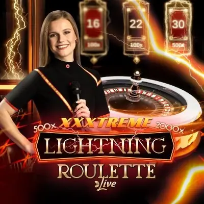 XXXtreme Lightning Roulette — Live roulette von Evolution — spielen bei Trixino